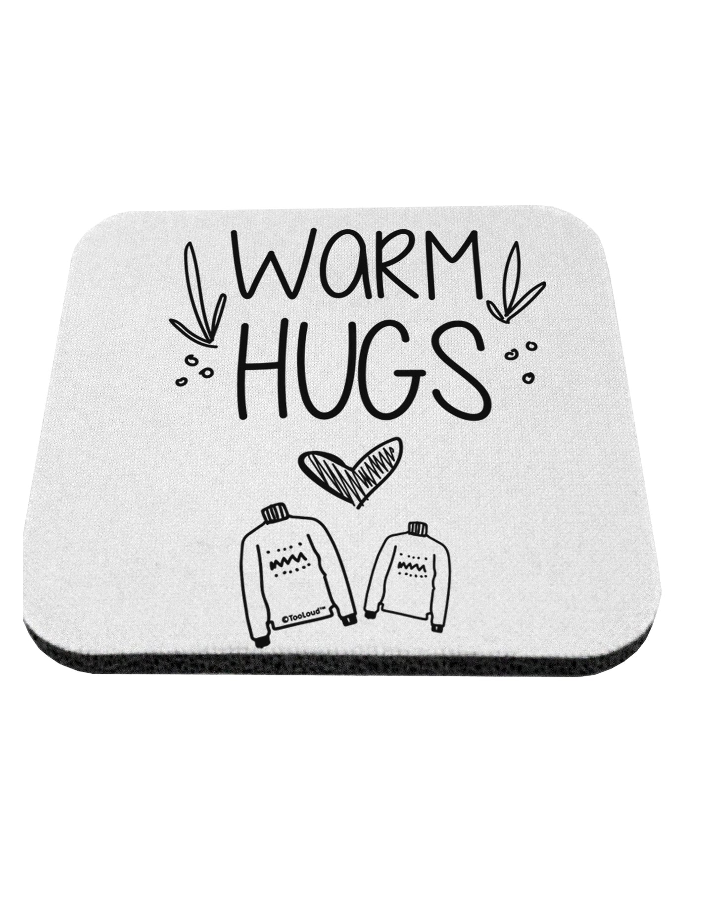 TooLoud Warm Hugs Coaster-Coasters-TooLoud-1 Piece-Davson Sales