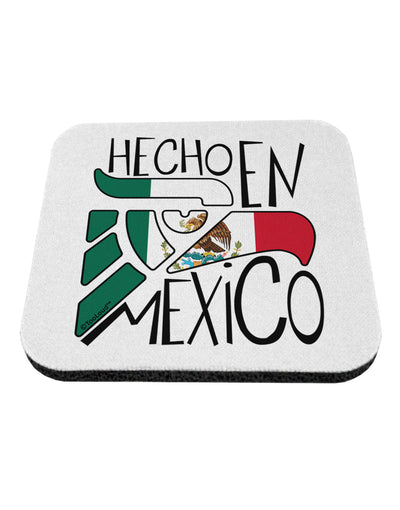 Hecho en Mexico Design - Mexican Flag Coaster by TooLoud-Coasters-TooLoud-White-Davson Sales