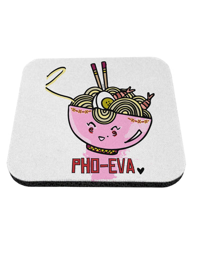 TooLoud Matching Pho Eva Pink Pho Bowl Coaster-Coasters-TooLoud-1 Piece-Davson Sales