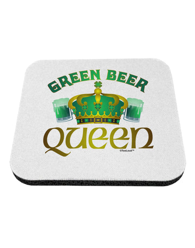 Green Beer Queen Coaster-Coasters-TooLoud-1-Davson Sales