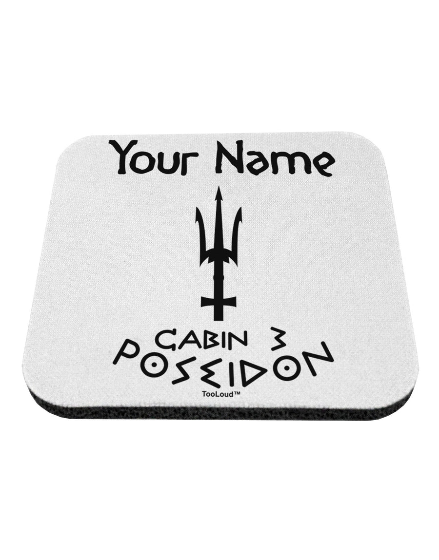 Personalized Cabin 3 Poseidon Coaster-Coasters-TooLoud-White-Davson Sales