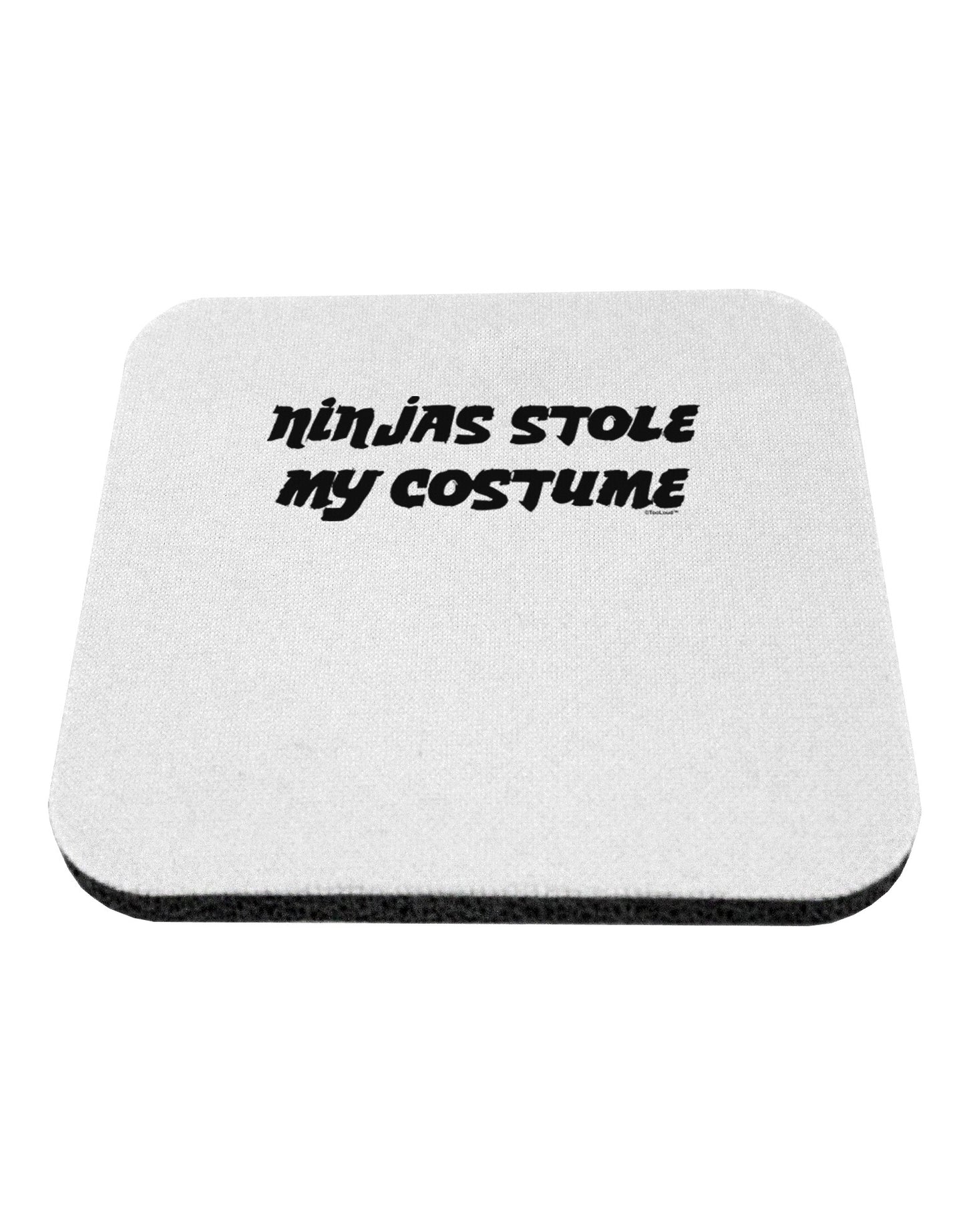 Ninjas Stole My Costume - Halloween Coaster-Coasters-TooLoud-White-Davson Sales