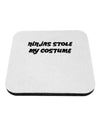 Ninjas Stole My Costume - Halloween Coaster-Coasters-TooLoud-White-Davson Sales