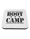Bootcamp Large distressed Text Coaster-Coasters-TooLoud-White-Davson Sales
