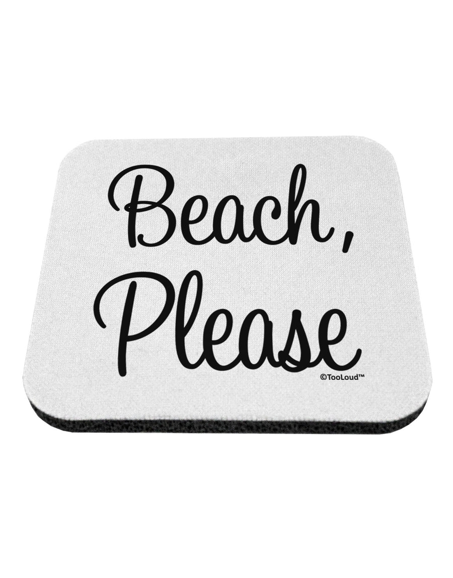 Beach Please Coaster-Coasters-TooLoud-White-Davson Sales