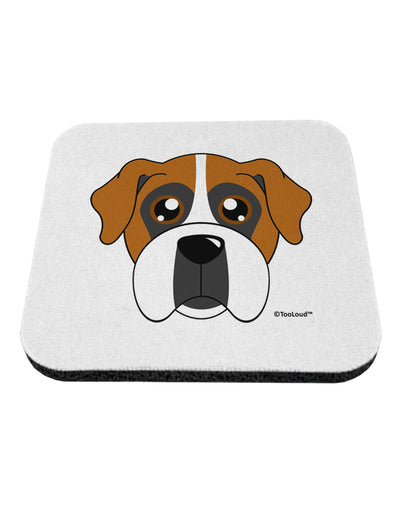 Cute Boxer Dog Coaster by TooLoud-Coasters-TooLoud-White-Davson Sales