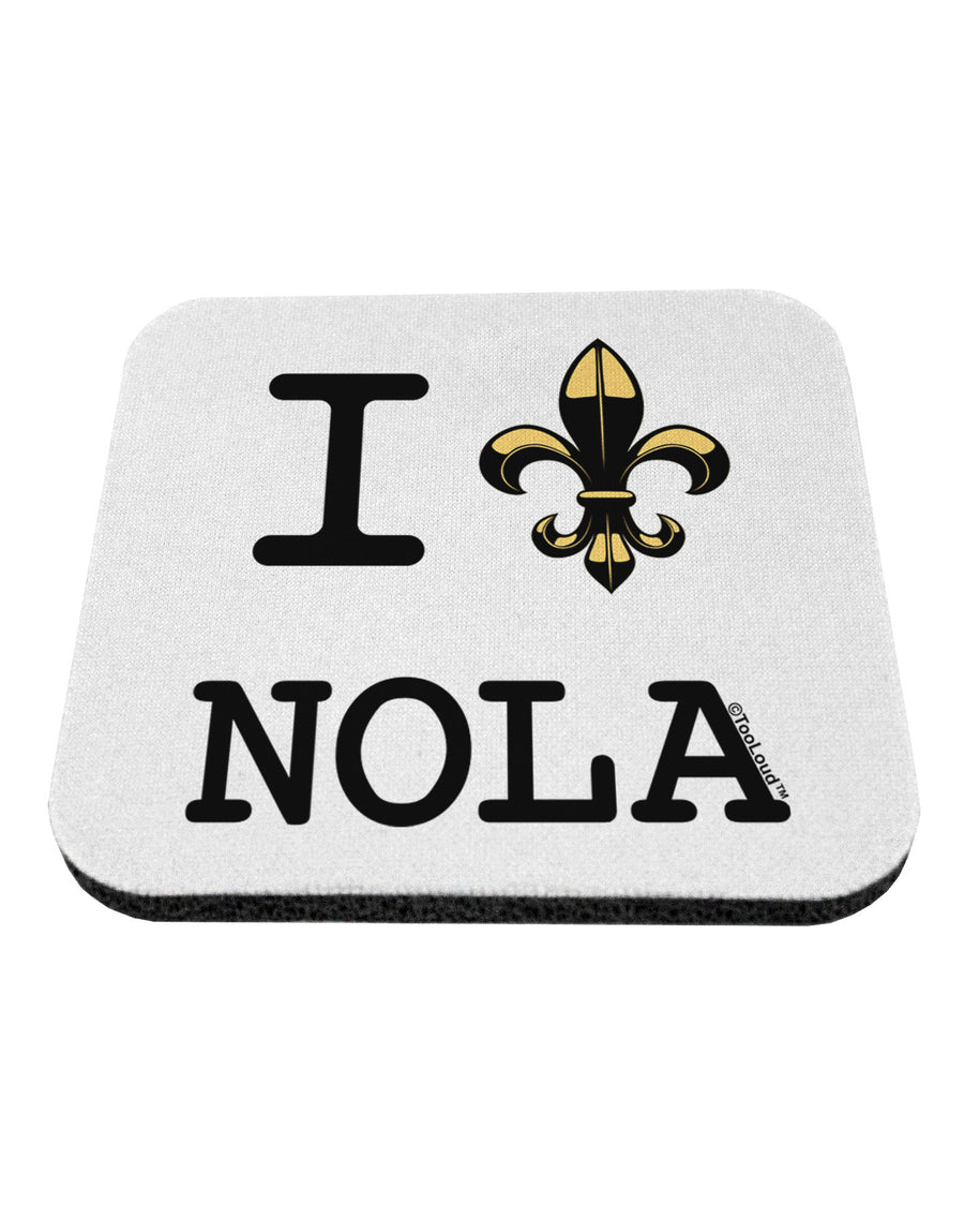 I Love NOLA Fleur de Lis Coaster-Coasters-TooLoud-1-Davson Sales