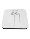 Longcat - Internet Humor Coaster by TooLoud-Coasters-TooLoud-White-Davson Sales