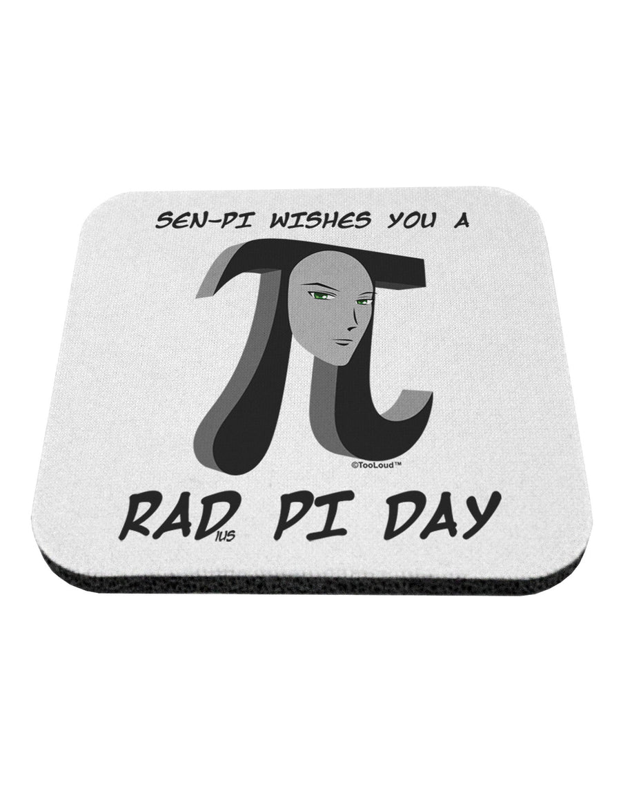 Sen-Pi Wishes You a Rad Pi Day Coaster-Coasters-TooLoud-1-Davson Sales