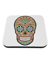 Version 6 Copper Patina Day of the Dead Calavera Coaster-Coasters-TooLoud-White-Davson Sales