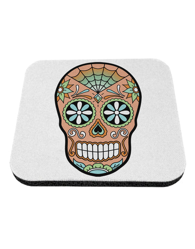 Version 6 Copper Patina Day of the Dead Calavera Coaster-Coasters-TooLoud-White-Davson Sales