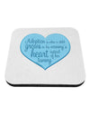 Adoption is When - Mom and Son Quote Coaster by TooLoud-Coasters-TooLoud-White-Davson Sales