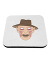 Scary Face With a Hat - Halloween Coaster-Coasters-TooLoud-White-Davson Sales