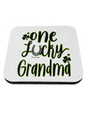 TooLoud One Lucky Grandma Shamrock Coaster-Coasters-TooLoud-1 Piece-Davson Sales