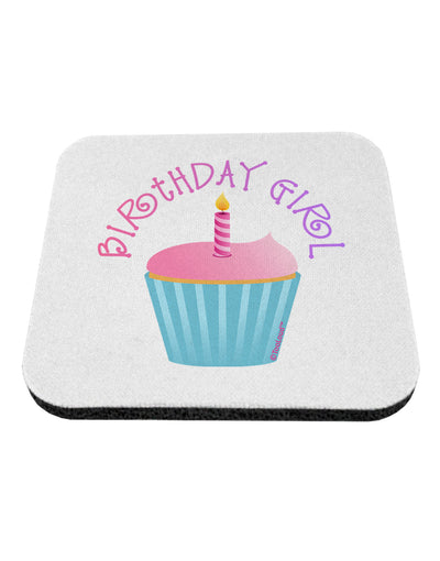 Birthday Girl - Candle Cupcake Coaster by TooLoud-Coasters-TooLoud-White-Davson Sales