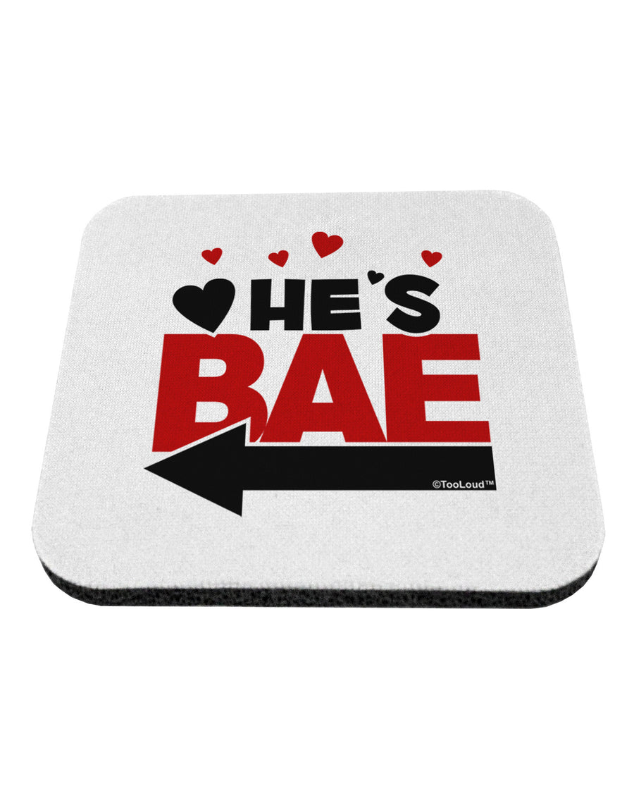 He's BAE - Left Arrow Coaster-Coasters-TooLoud-1-Davson Sales