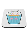 Cute Cupcake with Sprinkles - Heart Eyes Coaster by TooLoud-Coasters-TooLoud-White-Davson Sales