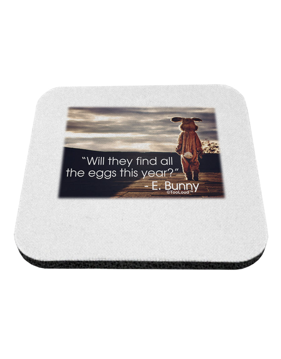 Will They Find the Eggs - Easter Bunny Coaster by TooLoud-Coasters-TooLoud-White-Davson Sales