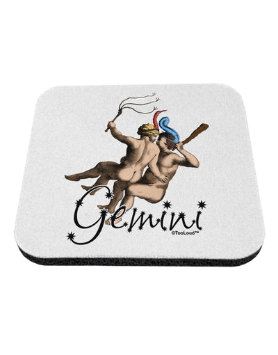 Gemini Illustration Color Coaster-Coasters-TooLoud-White-Davson Sales