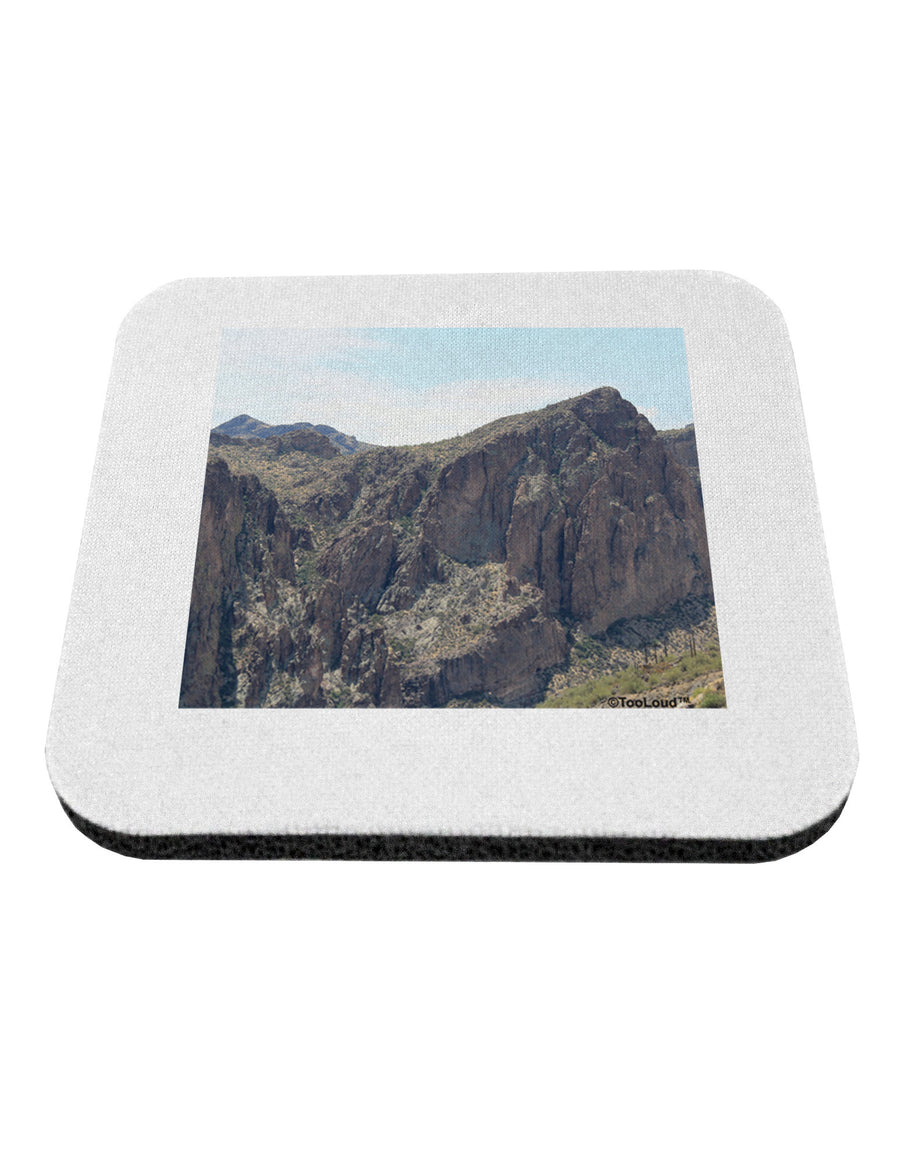 Arizona Saguaro Lake Mountains Coaster-Coasters-TooLoud-White-Davson Sales