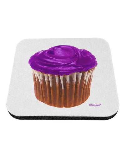 Giant Bright Purple Cupcake Coaster by TooLoud-Coasters-TooLoud-White-Davson Sales