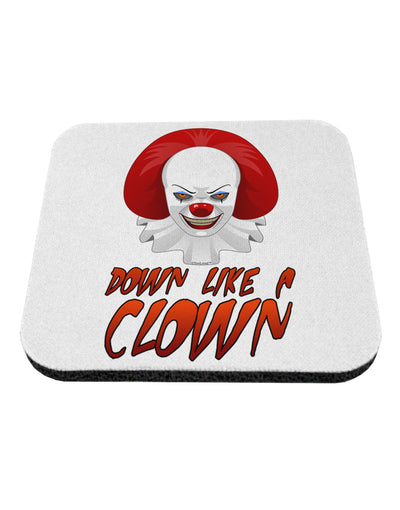 Down Like a Clown Coaster-Coasters-TooLoud-White-Davson Sales