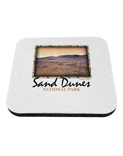 Colorado Sand Dunes Text Coaster-Coasters-TooLoud-1-Davson Sales