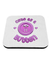 Cute As A Button Smiley Face Coaster-Coasters-TooLoud-1-Davson Sales