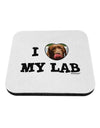 I Heart My Lab Coaster-Coasters-TooLoud-White-Davson Sales