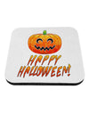 Jack-O-Lantern Watercolor Halloween Coaster-Coasters-TooLoud-White-Davson Sales