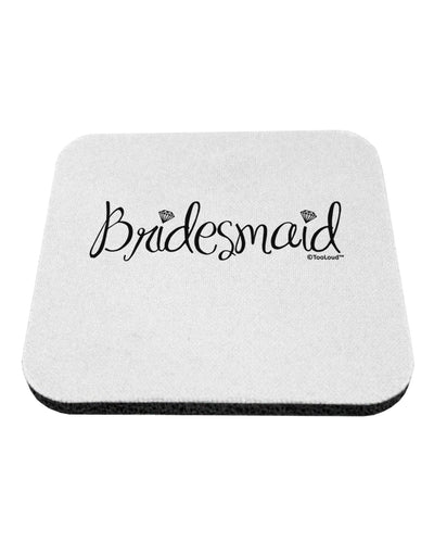 Bridesmaid Design - Diamonds Coaster-Coasters-TooLoud-White-Davson Sales