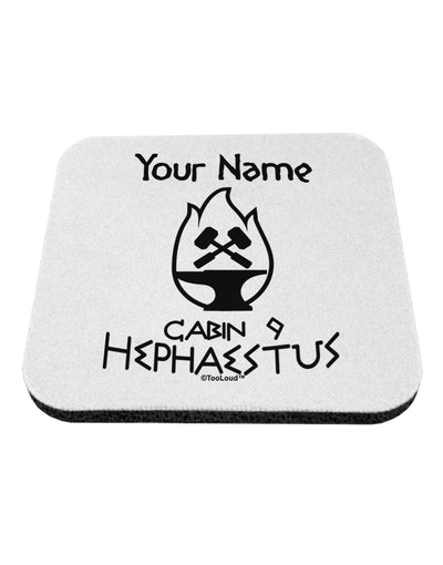 Personalized Cabin 9 Hephaestus Coaster-Coasters-TooLoud-White-Davson Sales