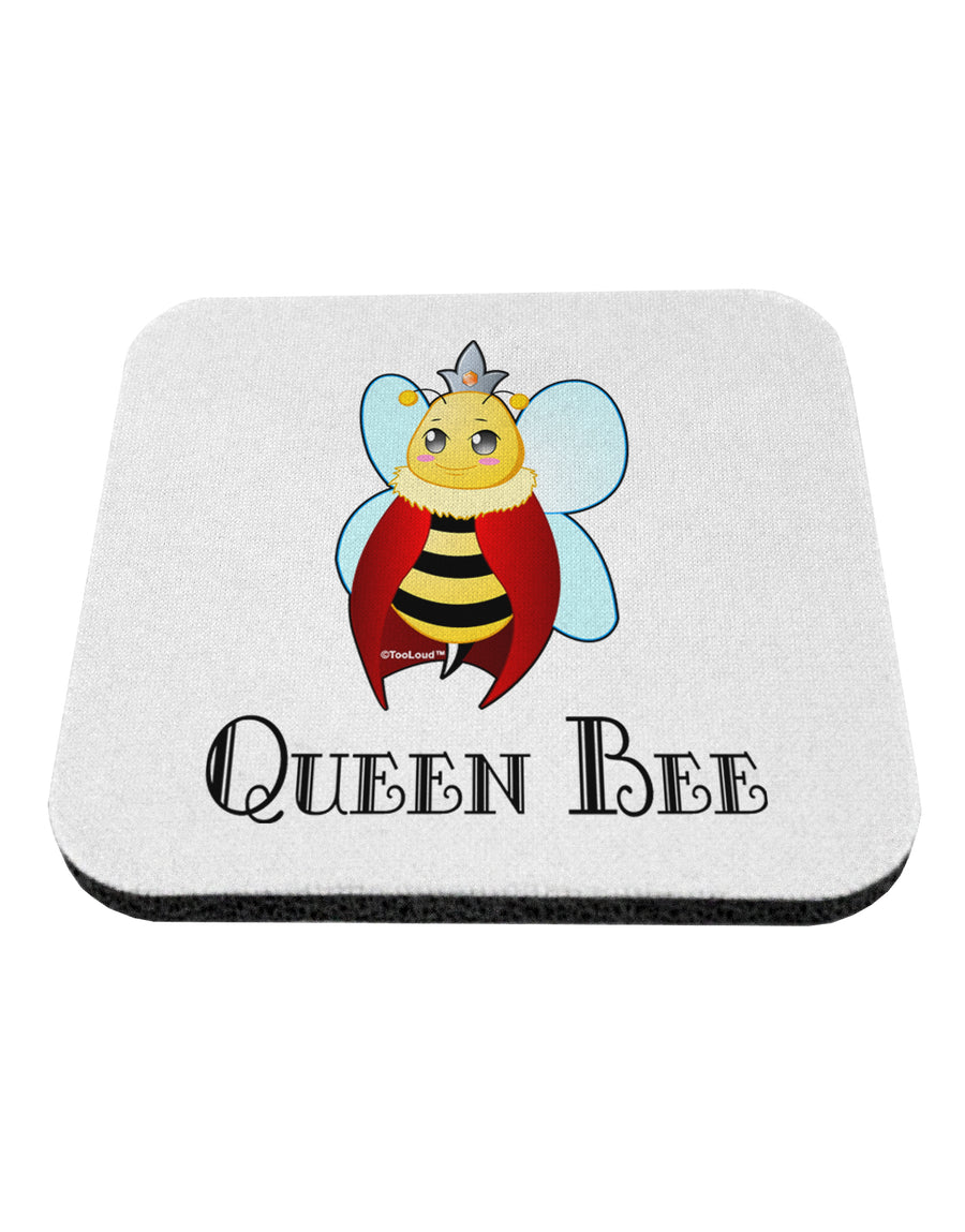 Queen Bee Text Coaster by TooLoud-Coasters-TooLoud-White-Davson Sales