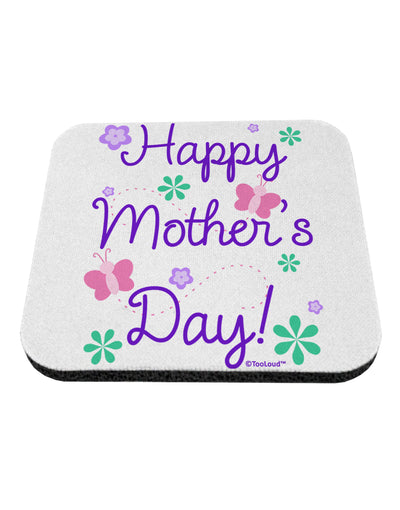 Happy Mother's Day Design Coaster by TooLoud-Coasters-TooLoud-White-Davson Sales