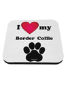 I Heart My Border Collie Coaster by TooLoud-Coasters-TooLoud-1-Davson Sales