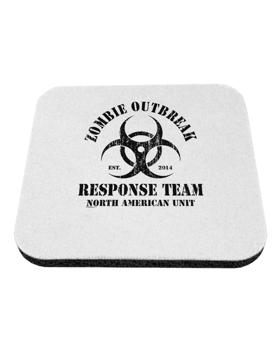 Zombie Outbreak Response Team Biohazard Coaster-Coasters-TooLoud-White-Davson Sales