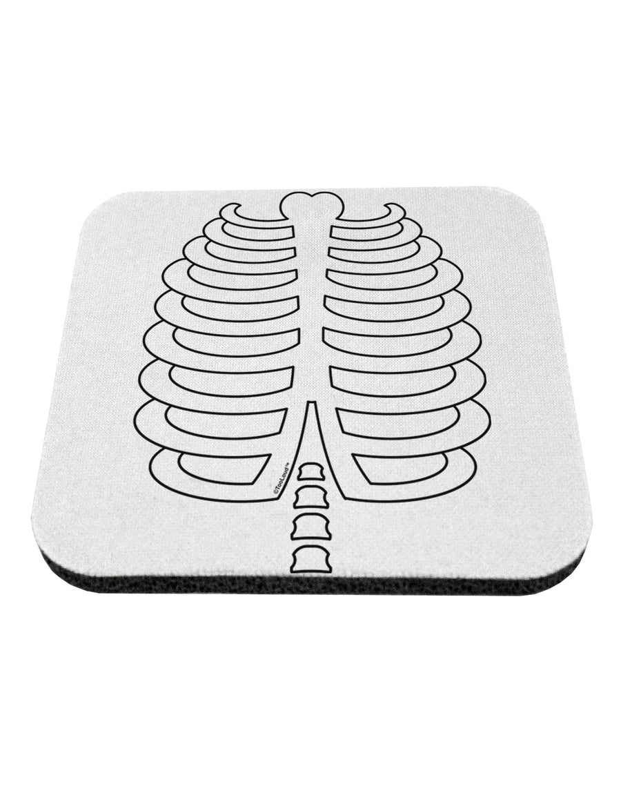 Skeleton Ribcage Halloween Coaster-Coasters-TooLoud-White-Davson Sales