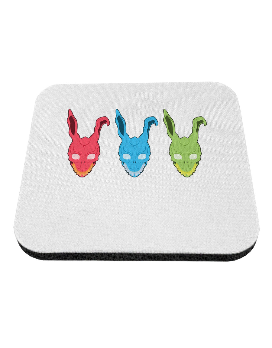 Scary Bunny Tri-color Coaster-Coasters-TooLoud-White-Davson Sales