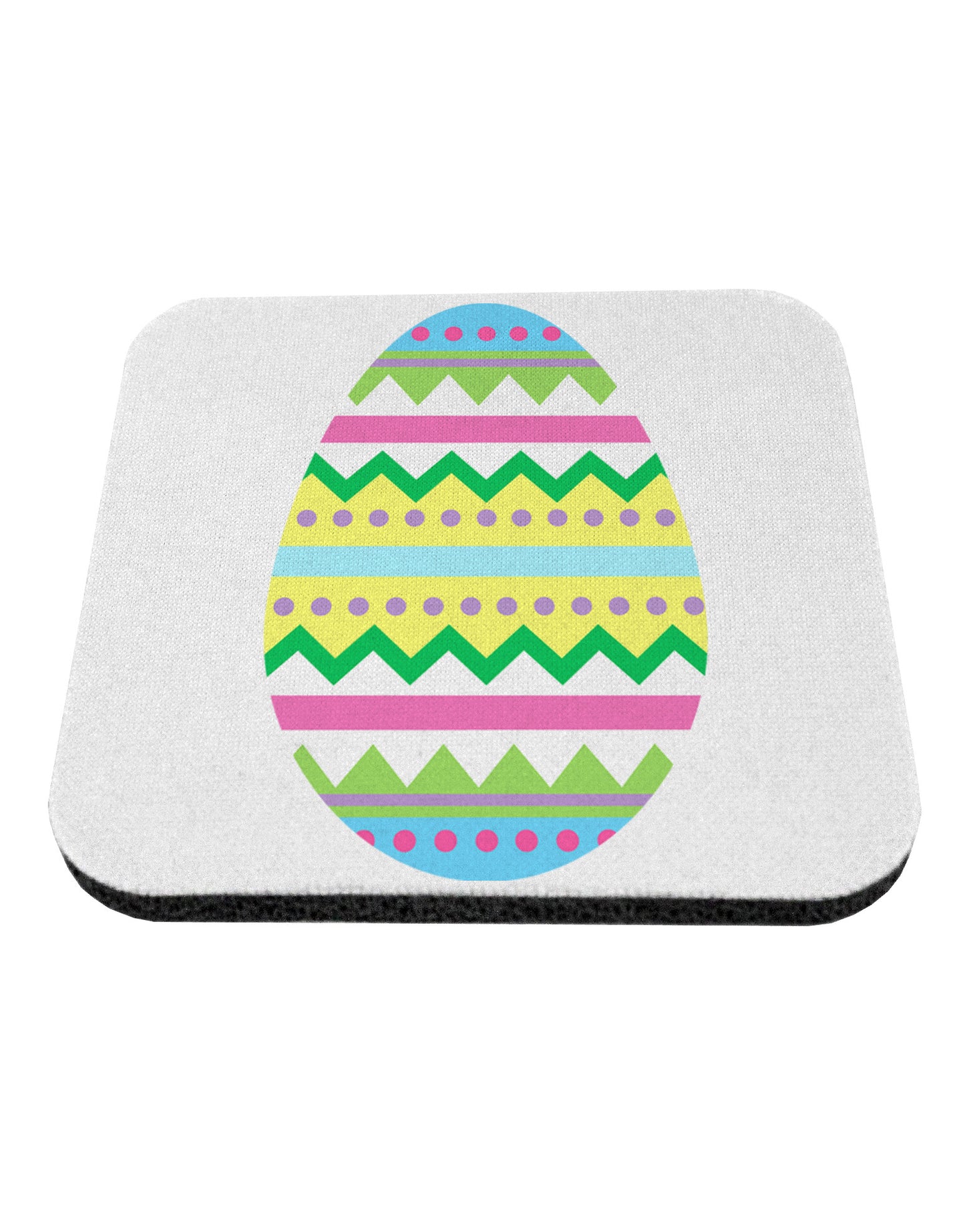 Colorful Easter Egg Coaster-Coasters-TooLoud-White-Davson Sales