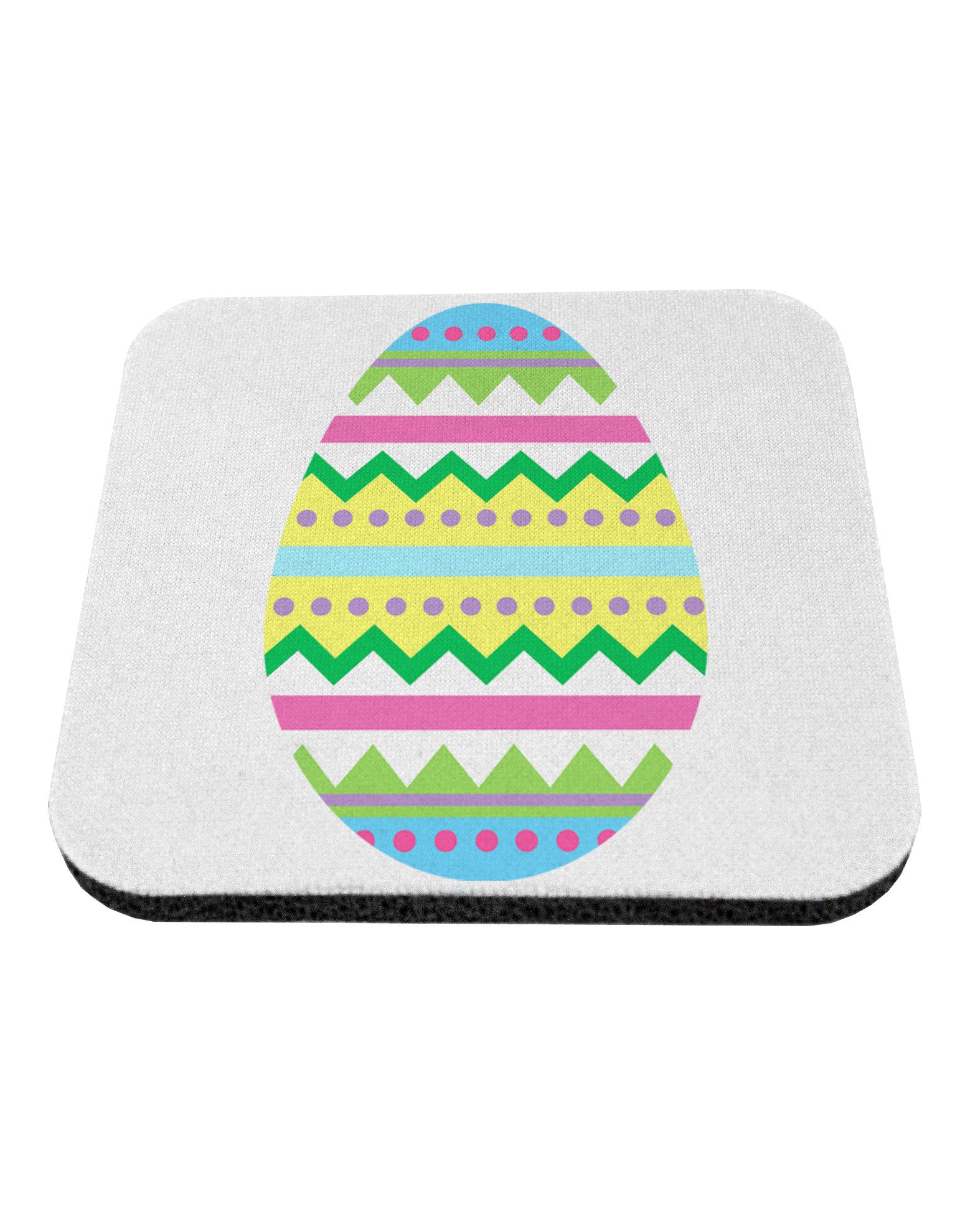 Colorful Easter Egg Coaster-Coasters-TooLoud-White-Davson Sales