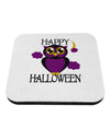 Owl Purple Text Coaster-Coasters-TooLoud-White-Davson Sales