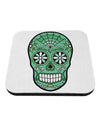 Version 5 Green Day of the Dead Calavera Coaster-Coasters-TooLoud-White-Davson Sales