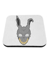 Scary Bunny Face Coaster-Coasters-TooLoud-White-Davson Sales