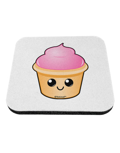 Cute Cupcake Design #2 Coaster by TooLoud-Coasters-TooLoud-White-Davson Sales