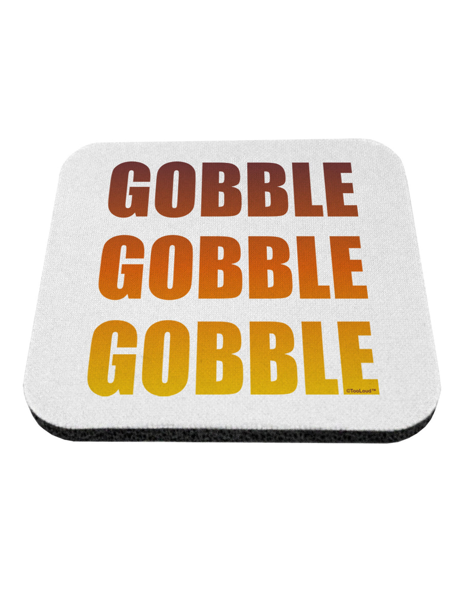 Gobble Gobble Gobble - Thanksgiving Coaster-Coasters-TooLoud-White-Davson Sales