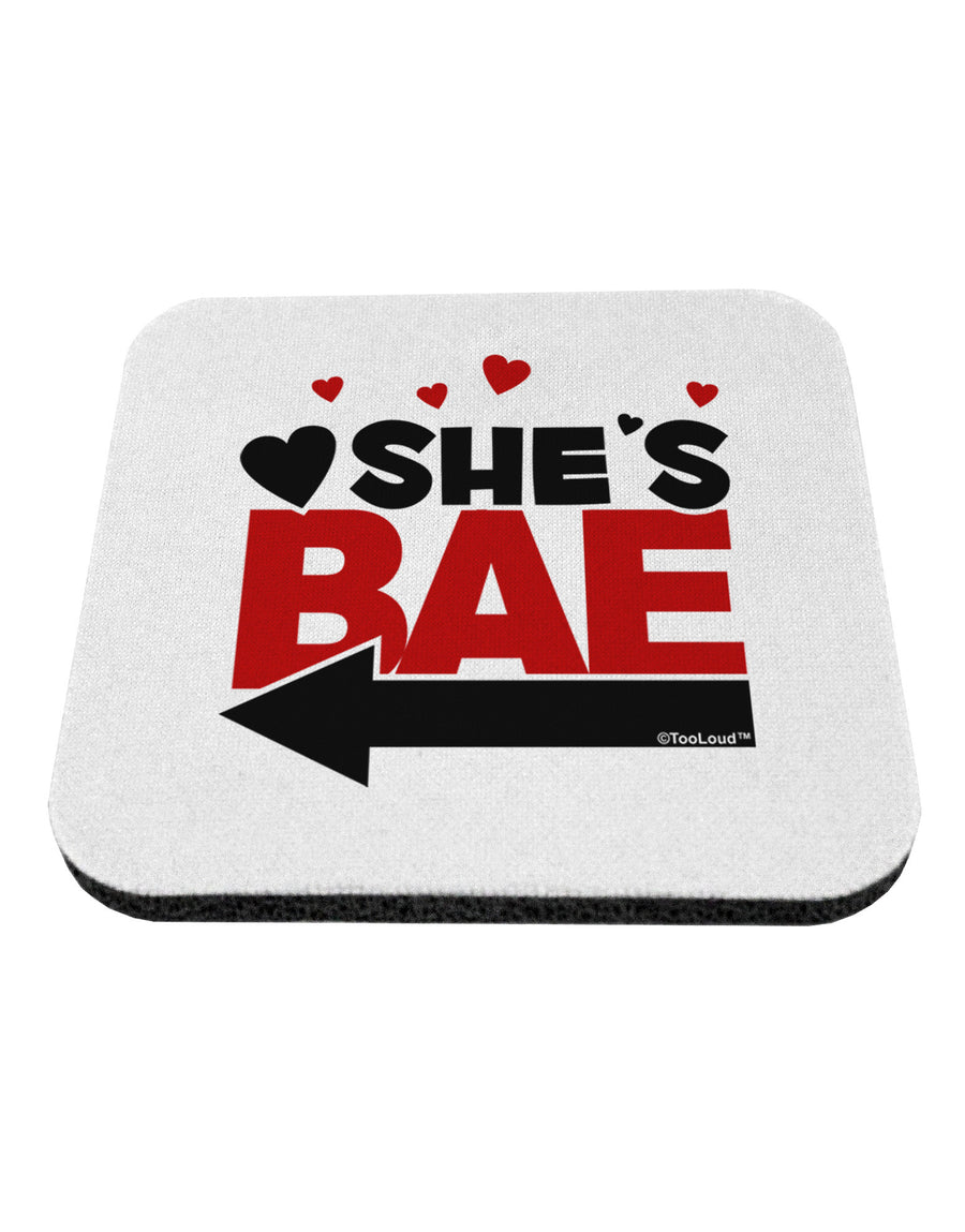 She's BAE - Left Arrow Coaster-Coasters-TooLoud-1-Davson Sales