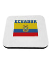 Ecuador Flag Coaster-Coasters-TooLoud-1-Davson Sales