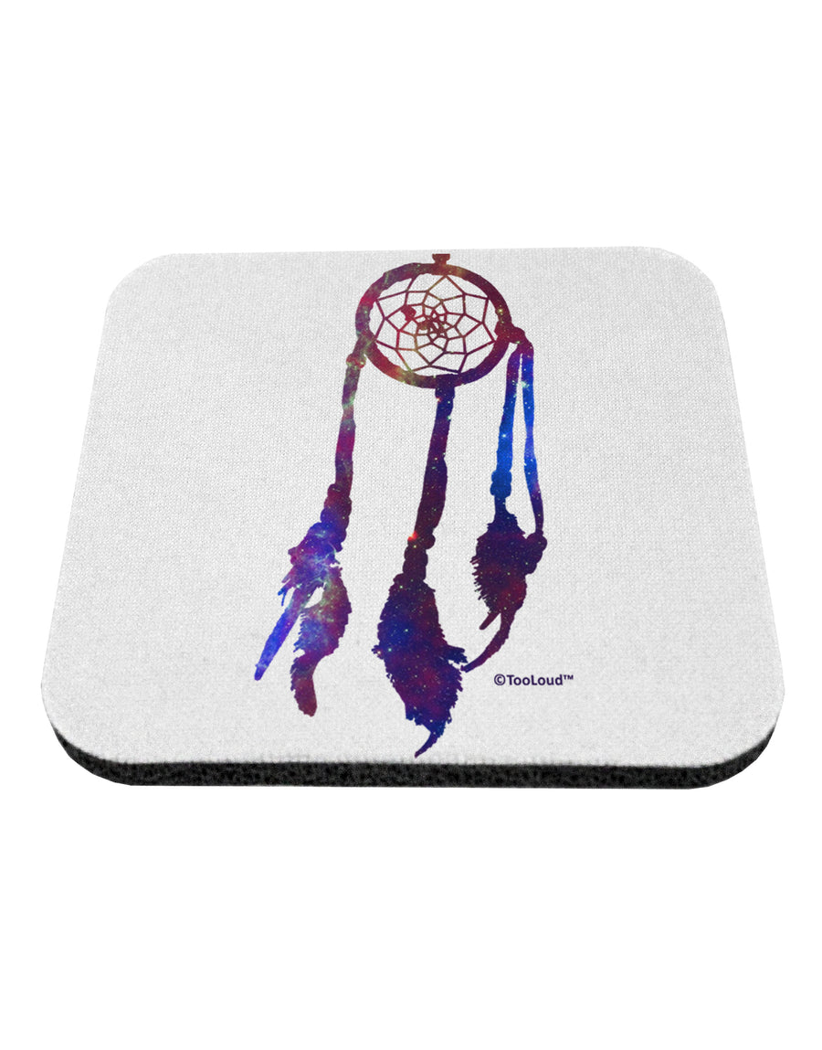 Graphic Feather Design - Galaxy Dreamcatcher Coaster by TooLoud-Coasters-TooLoud-White-Davson Sales