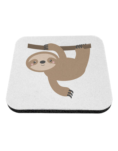 Cute Hanging Sloth Coaster-Coasters-TooLoud-White-Davson Sales