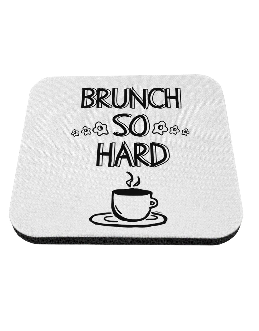 TooLoud Brunch So Hard Eggs and Coffee Coaster-Coasters-TooLoud-1 Piece-Davson Sales